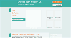 Desktop Screenshot of bhatbiotechindia.com